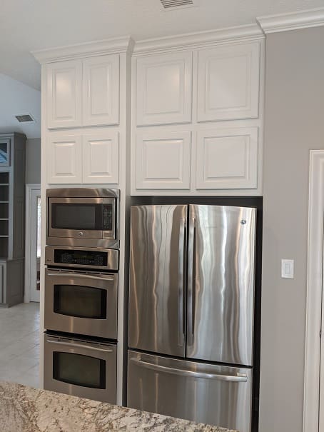 Kitchen after custom cabinets