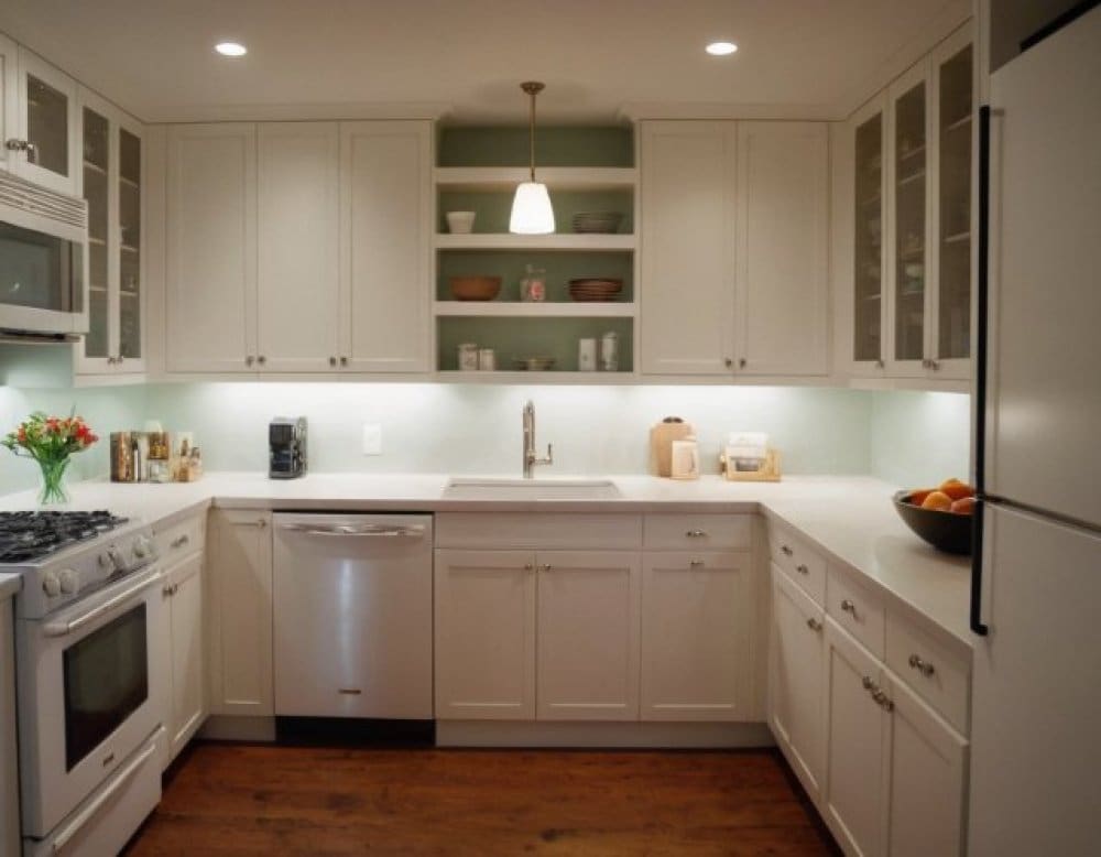 Kitchen cabinets after refacing