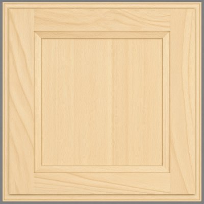 Unfinished maple raised-panel cabinet door