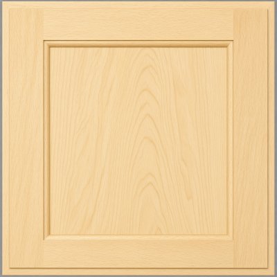 Unfinished maple routed-panel cabinet door