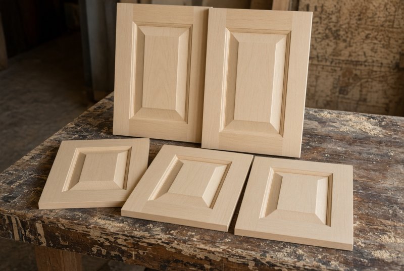 aint-grade custom cabinet doors, unpainted